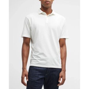 Peter Millar Men's Journeyman Polo Shirt, 100% Pima Cotton, XXL, White, $150 NEW